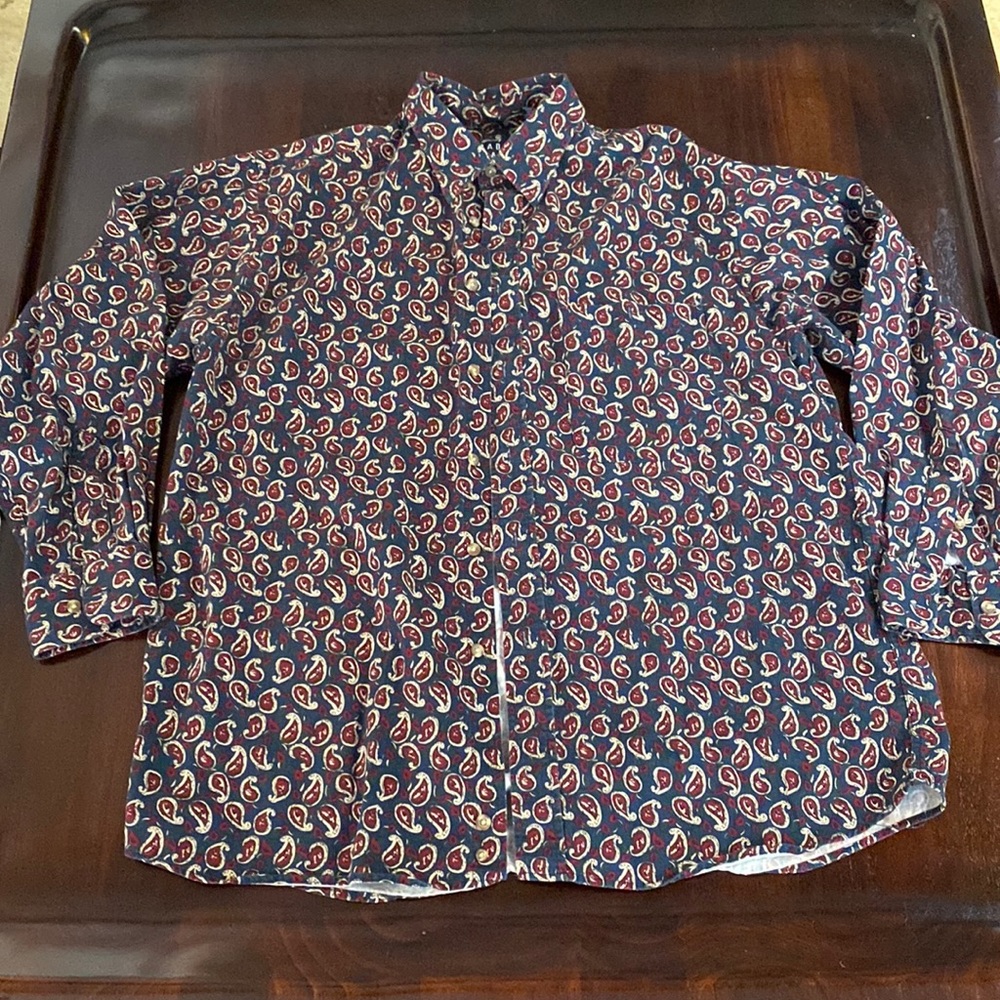 Vintage paisley button up
